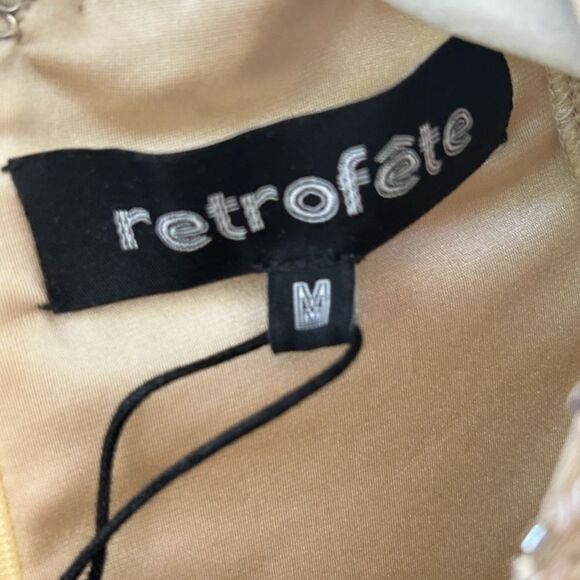 Retrofete Nikki Sequin Long Sleeve Mini Dress women’s size Medium - Picture 7 of 12